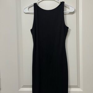 Elegant Black Sleeveless Dress